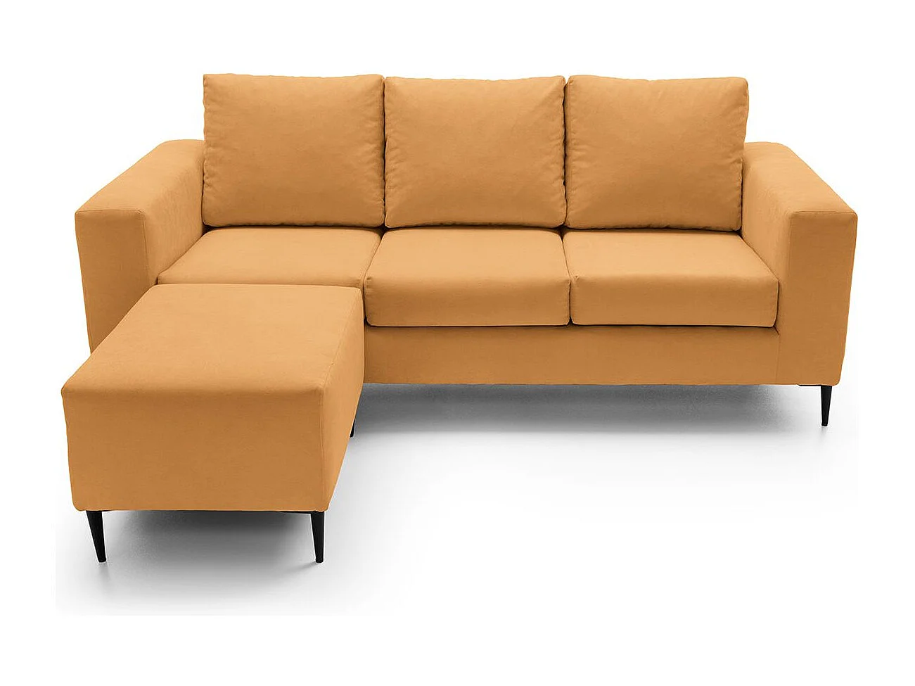 Capri Reversible Corner Sofa in Saffron
