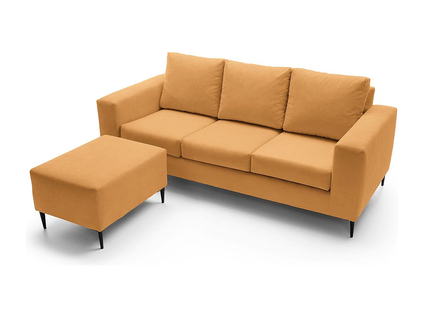 Capri Reversible Corner Sofa in Saffron