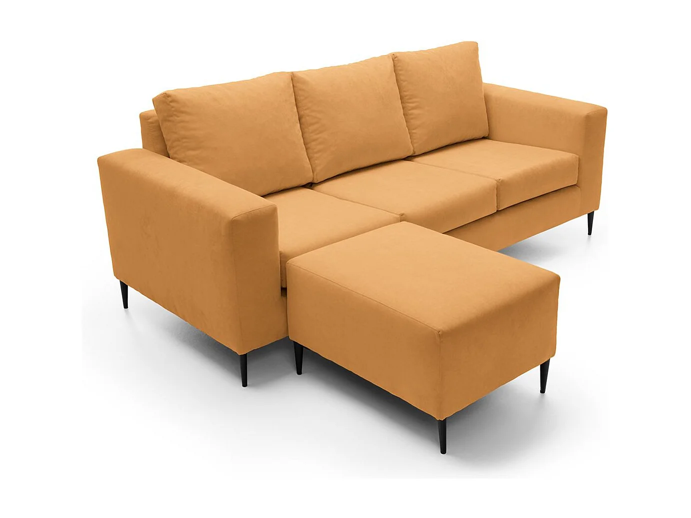 Capri Reversible Corner Sofa in Saffron