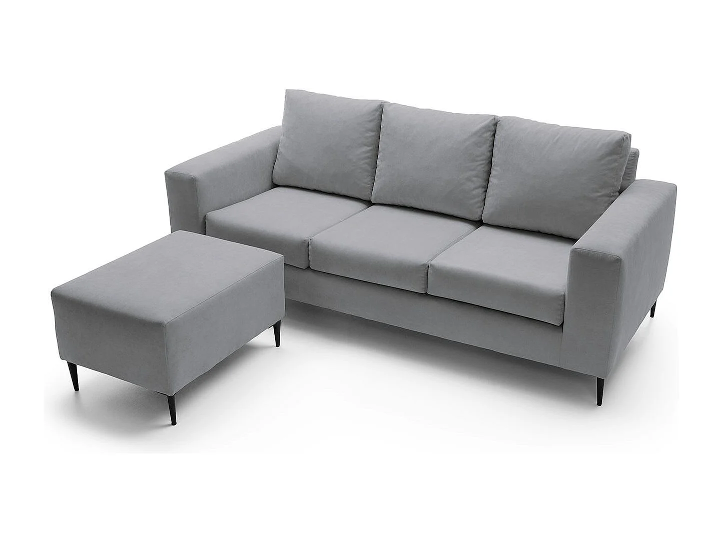 Capri Reversible Corner Sofa in Cool Grey