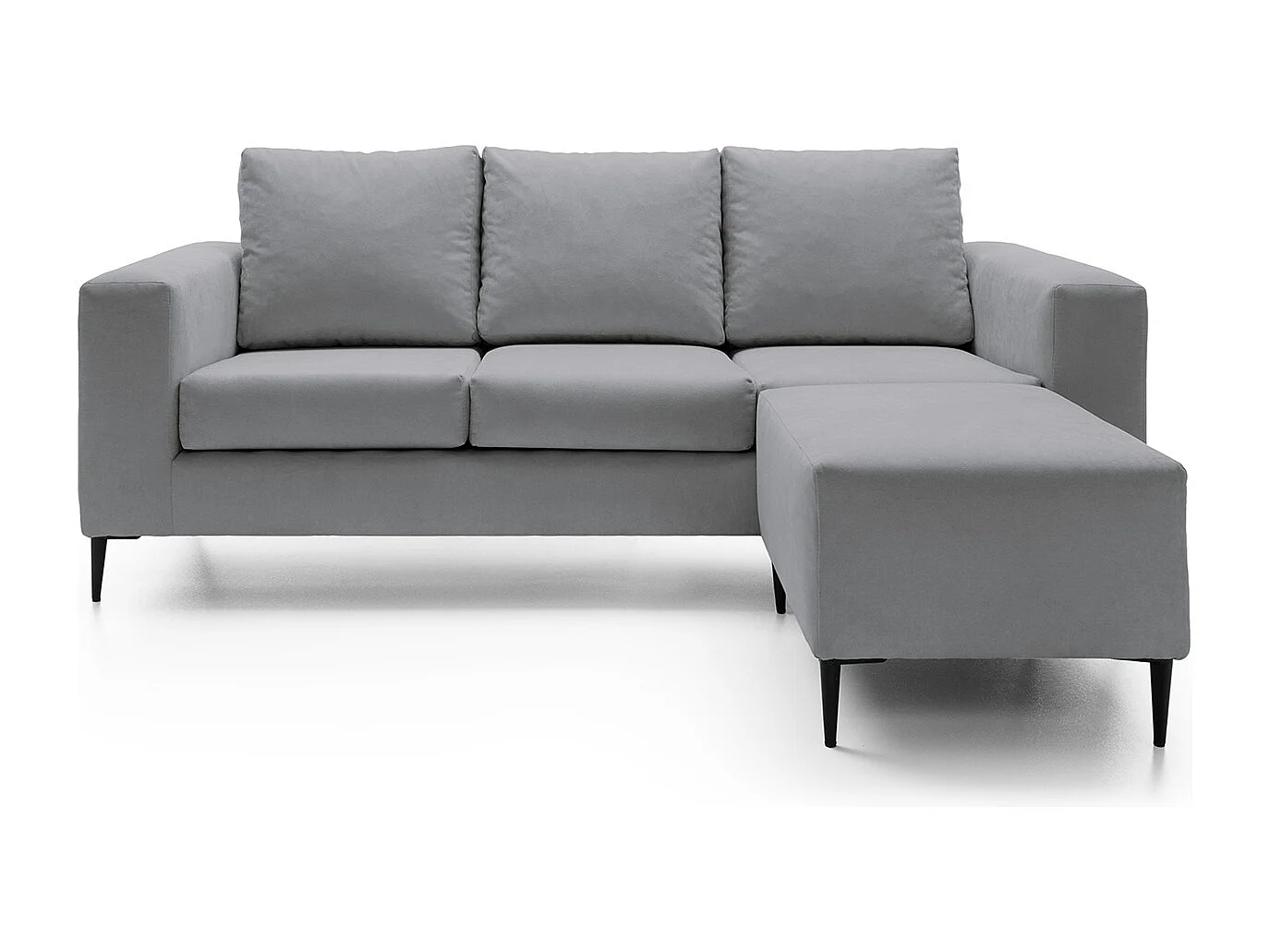 Capri Reversible Corner Sofa in Cool Grey