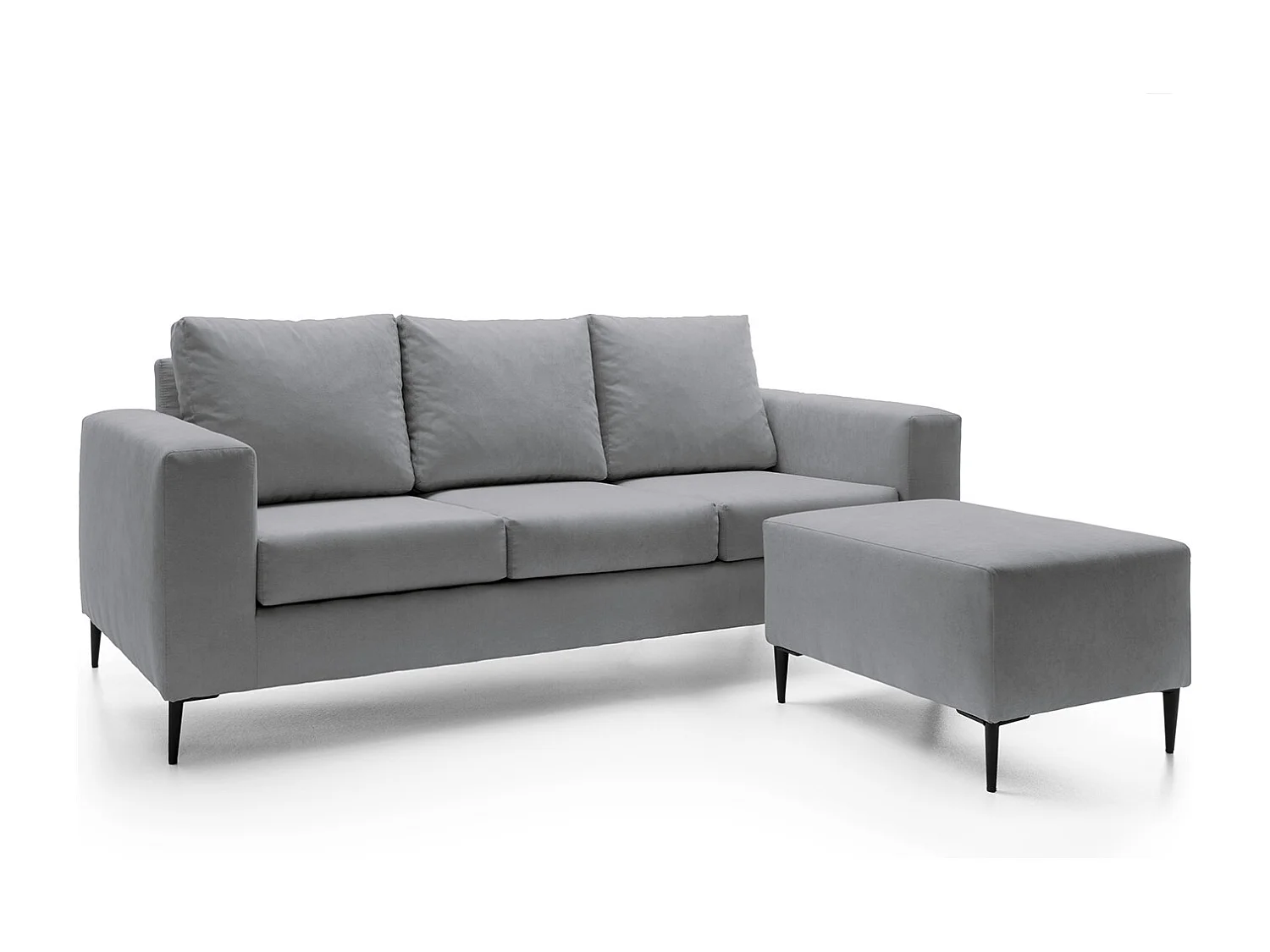 Capri Reversible Corner Sofa in Cool Grey