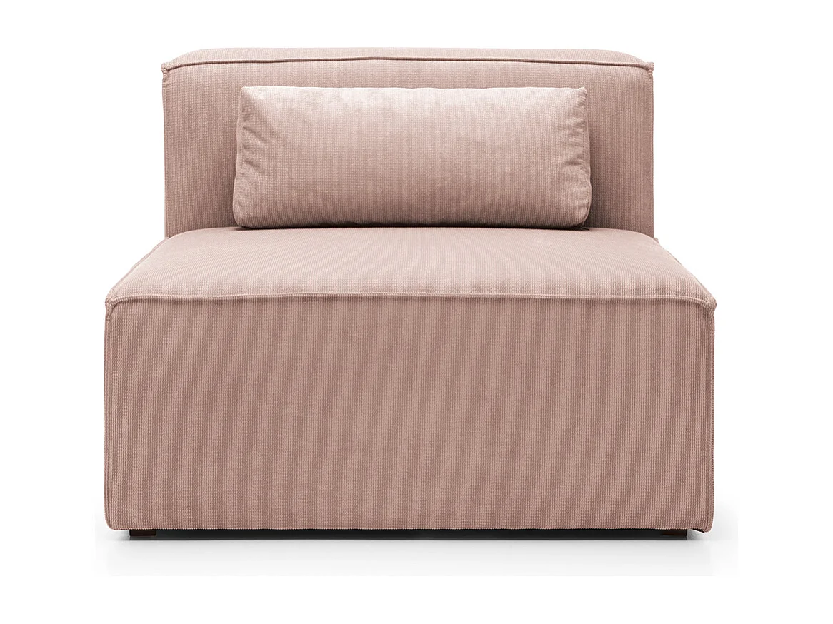 Doris Reversible Single Seat in Pink with High-Density Foam