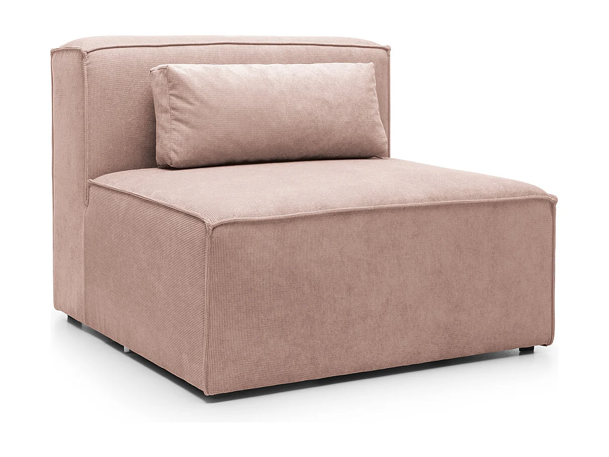 Doris Reversible Single Seat in Pink with High-Density Foam