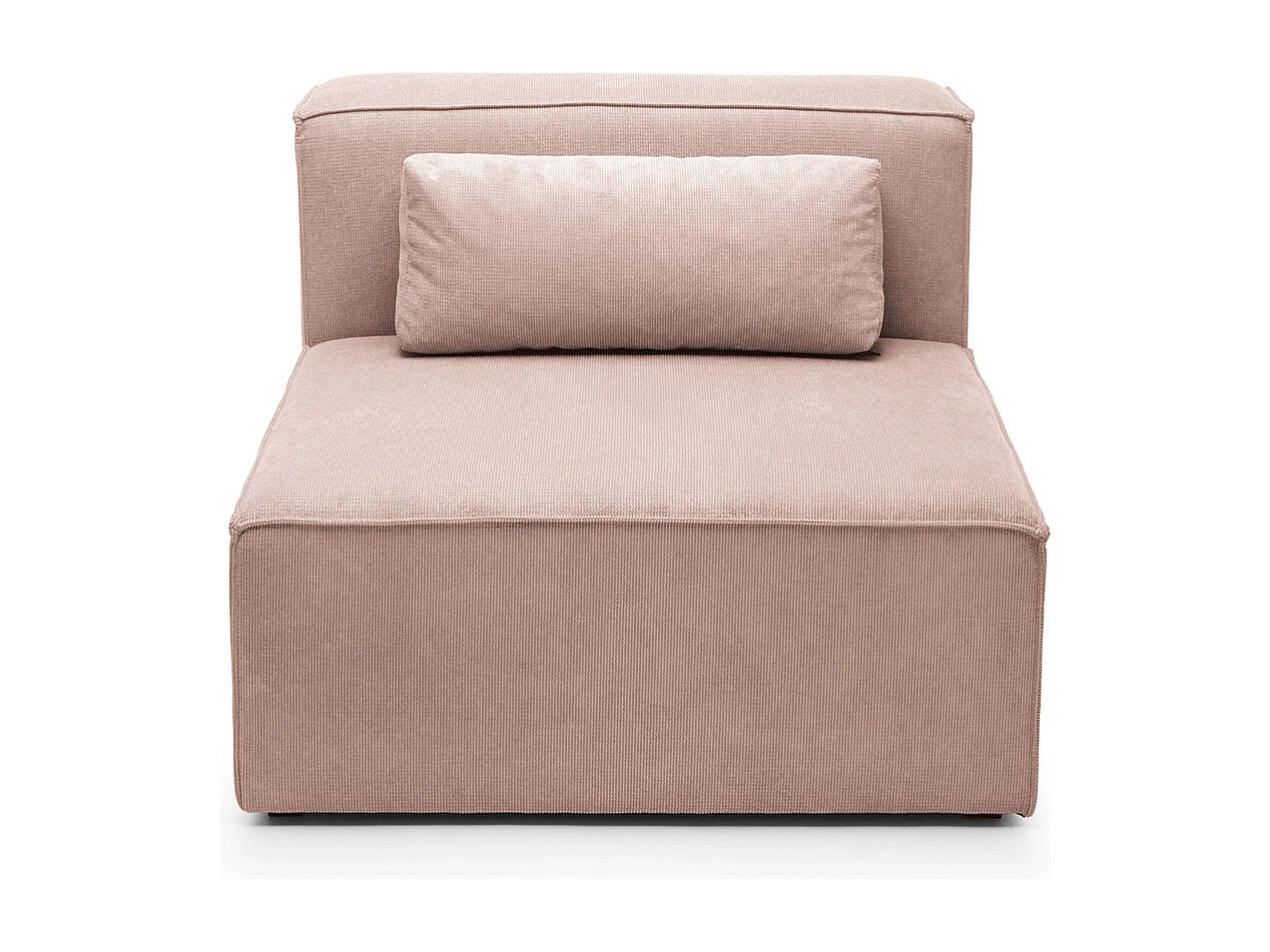 Doris Reversible Single Seat in Pink with High-Density Foam