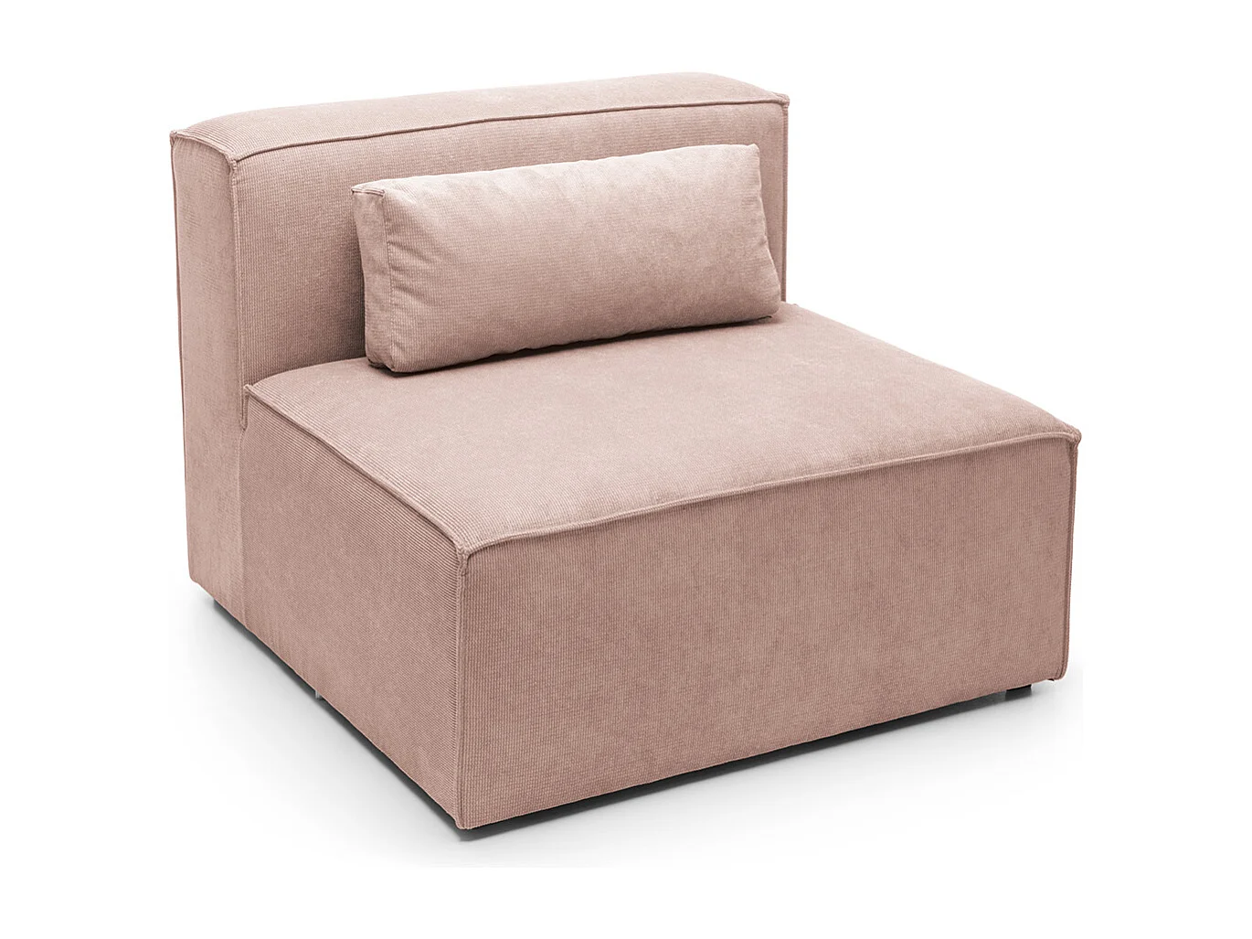Doris Reversible Single Seat in Pink with High-Density Foam