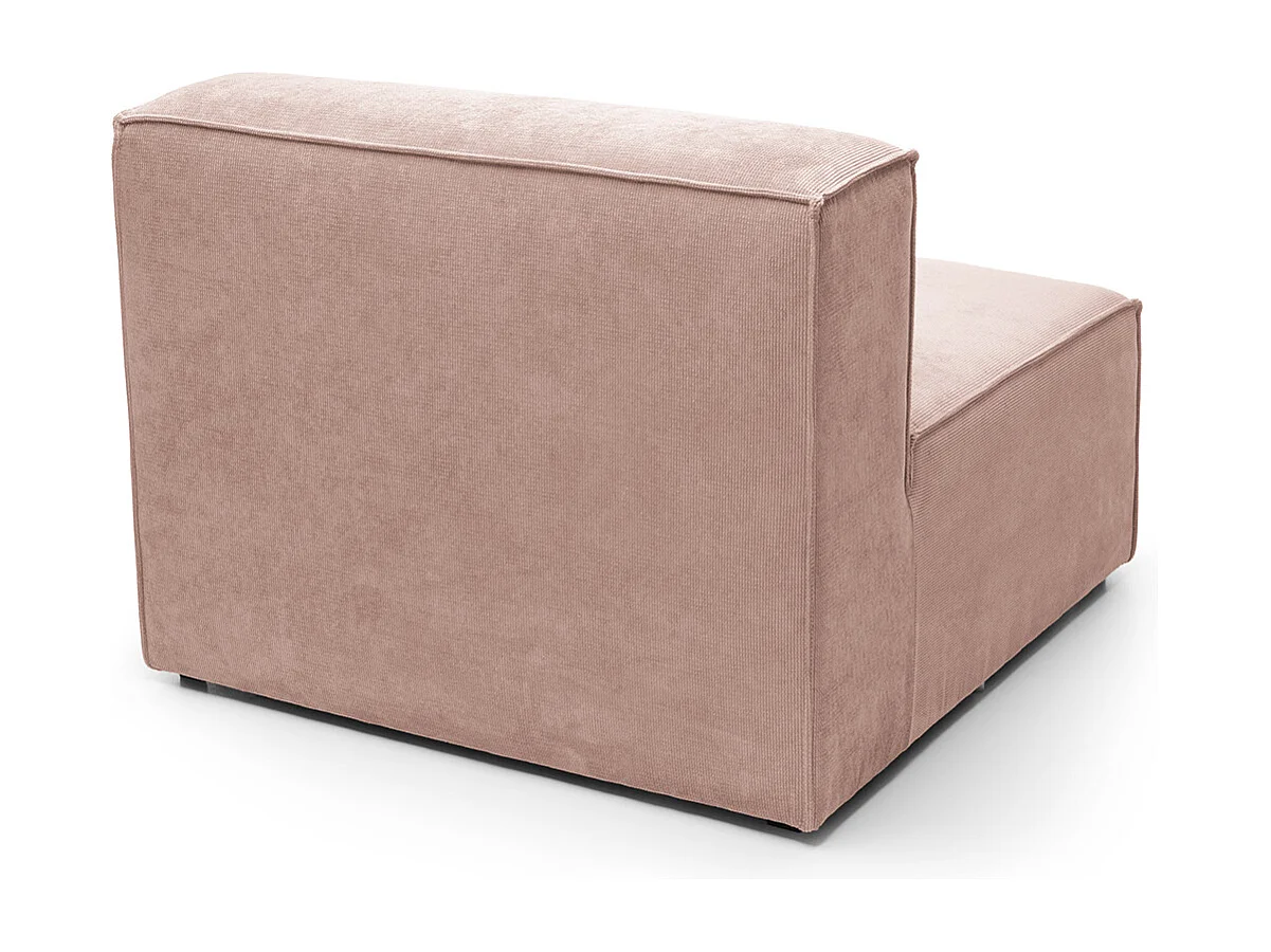 Doris Reversible Single Seat in Pink with High-Density Foam