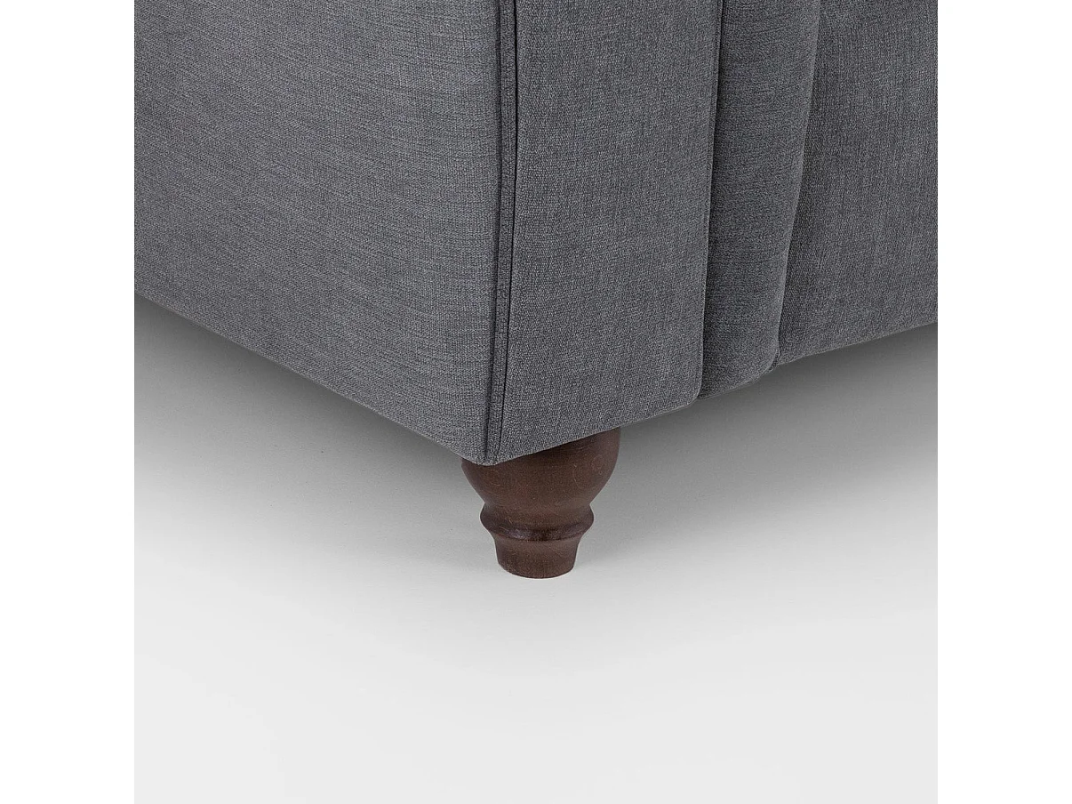 Windsor Corner Sofa in Soft Grey with a luxurious finish