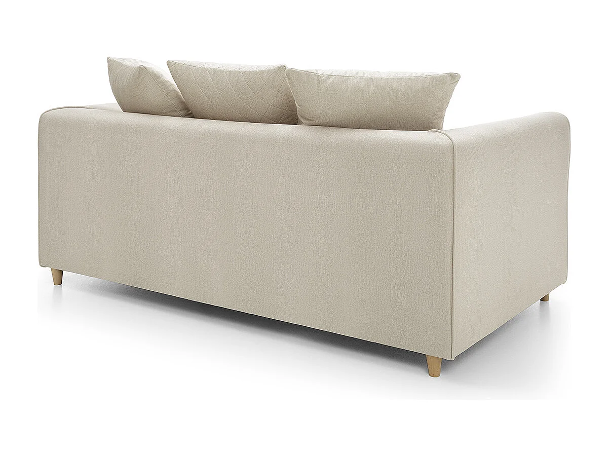 Chicago Velvet 2 Seater Sofa in Cream