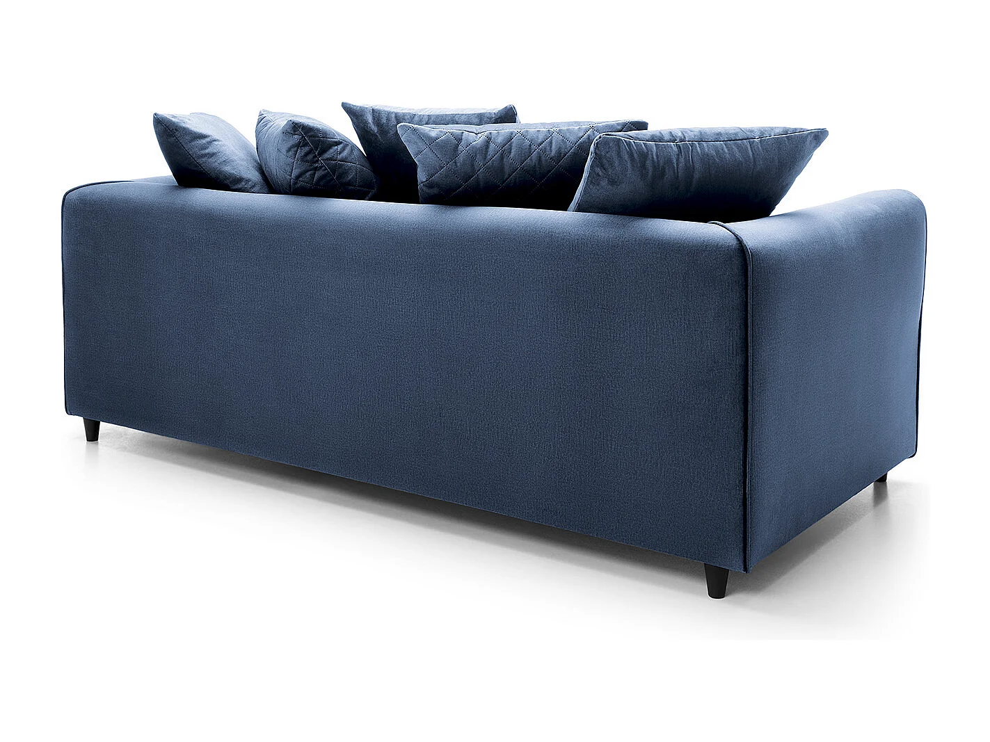 Chicago Velvet 3 Seater Sofa in Dark Blue