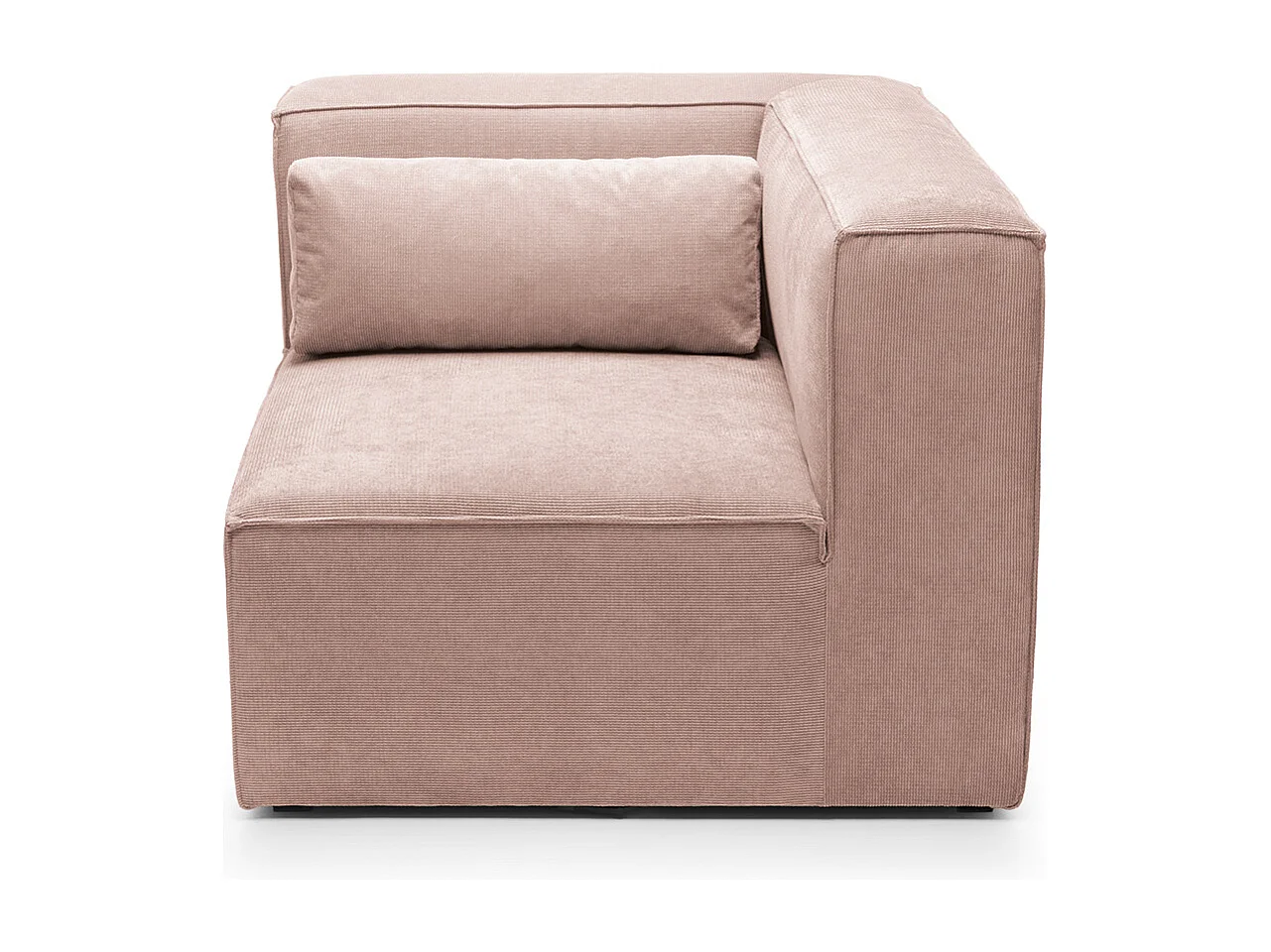 Doris Reversible Corner Unit in Pink with High-Density Foam