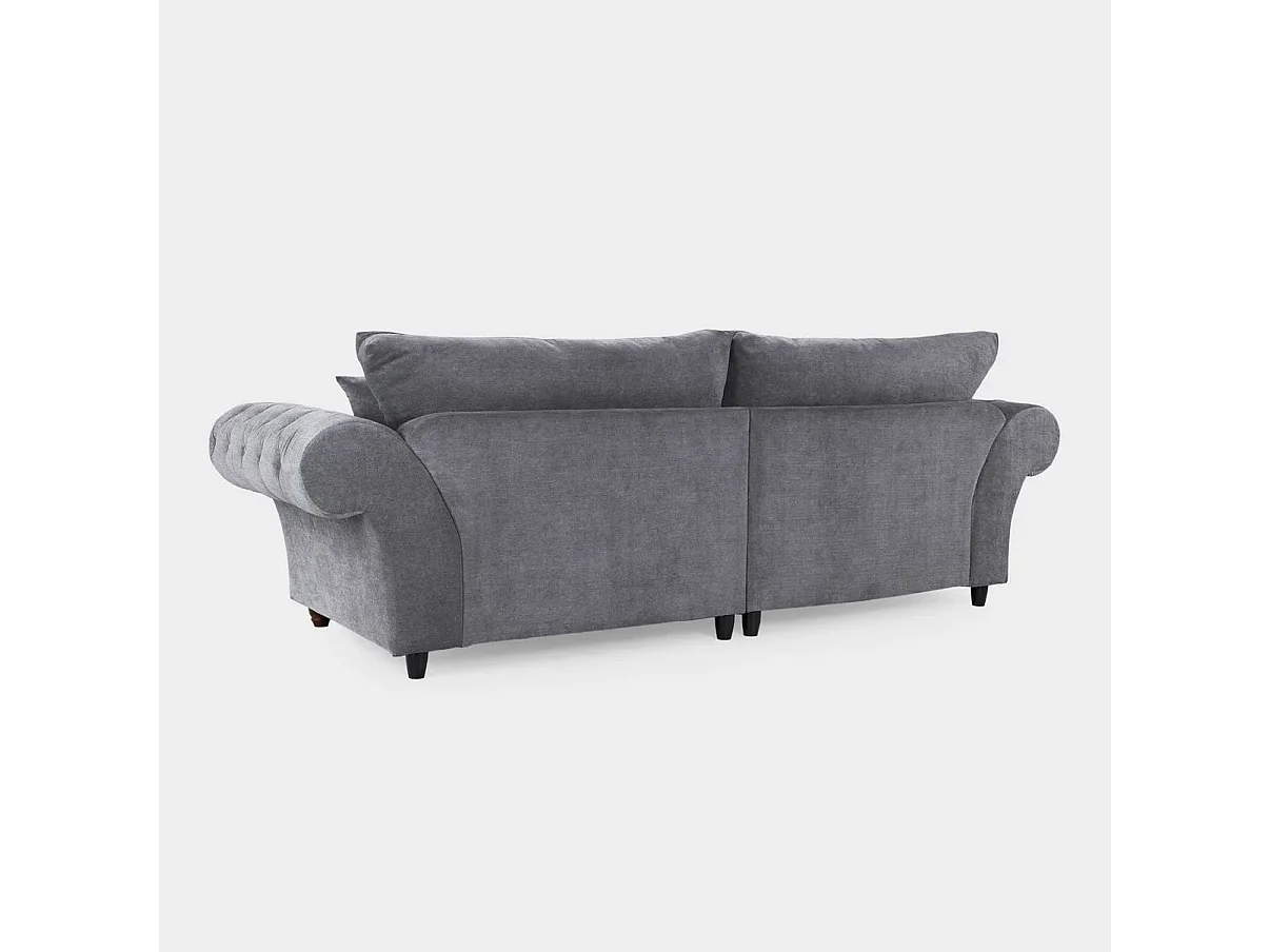 Windsor 4 Seater Sofa in Soft Grey with a luxurious finish