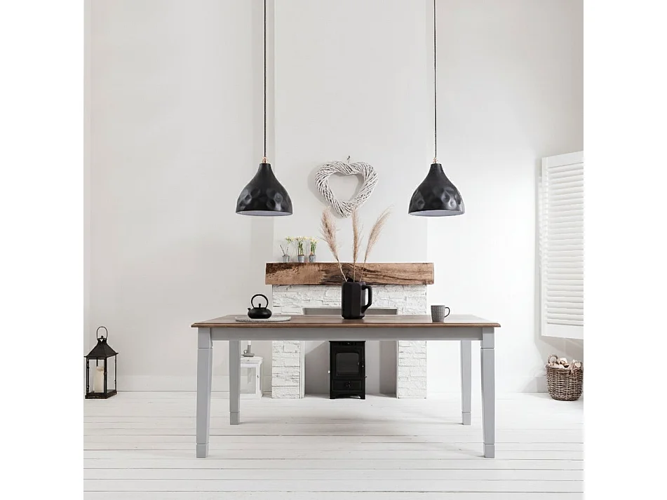 Noa & Nani Dining Table X Large 180cm Seats 6 to 8 in Dark Pine