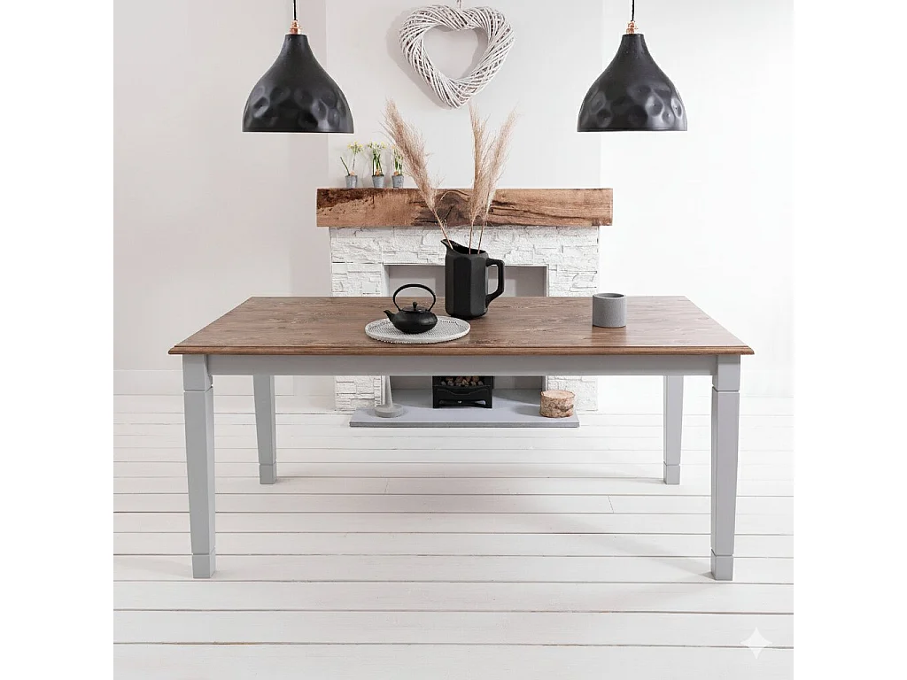Noa & Nani Dining Table X Large 180cm Seats 6 to 8 in Dark Pine