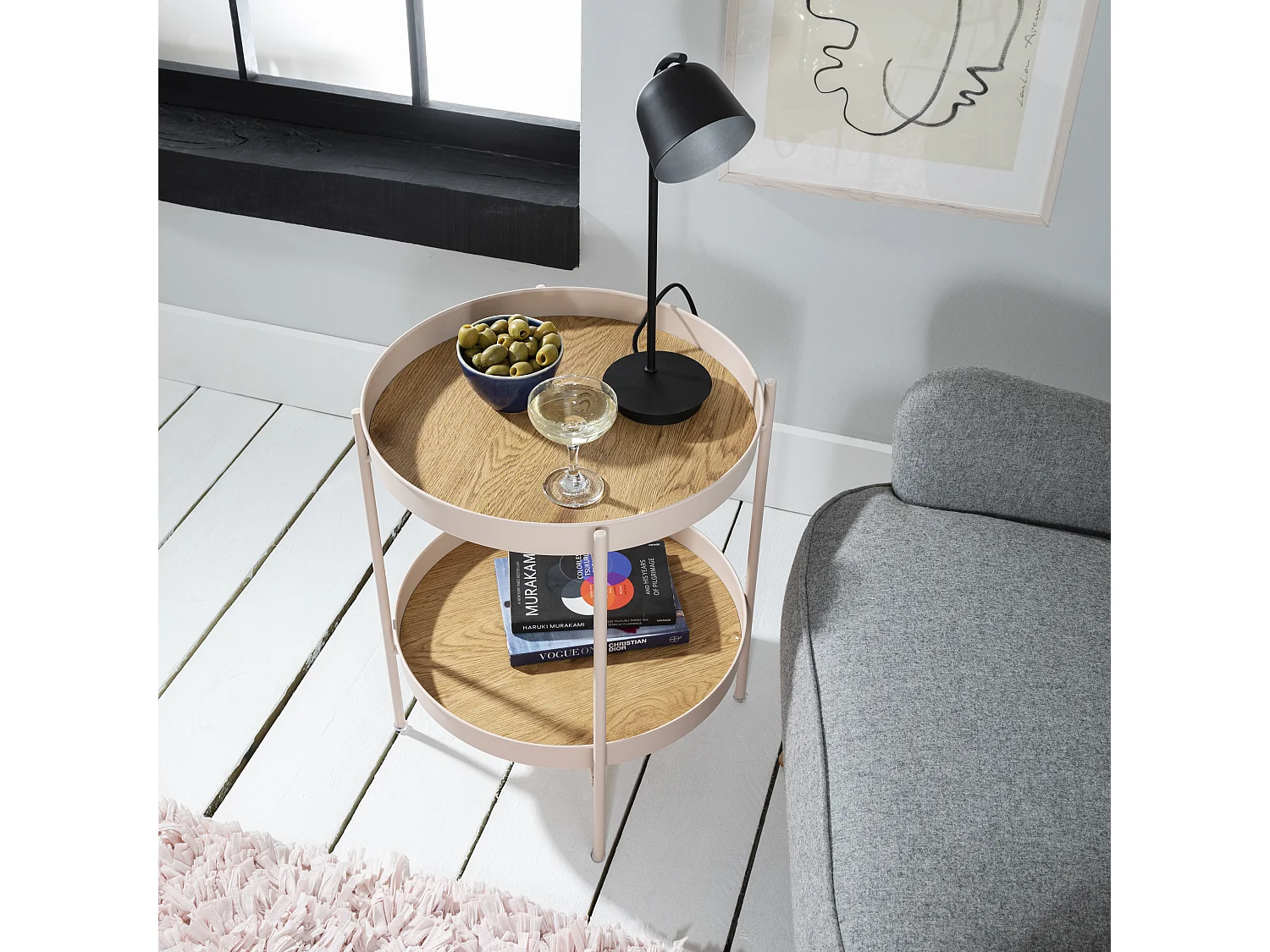 Noa & Nani Solna Large Coffee Table in Blush Pink