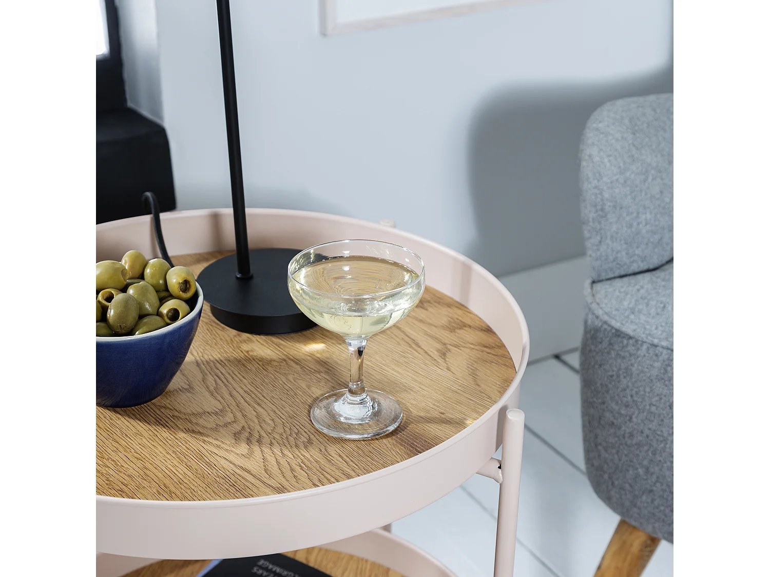 Noa & Nani Solna Large Coffee Table in Blush Pink