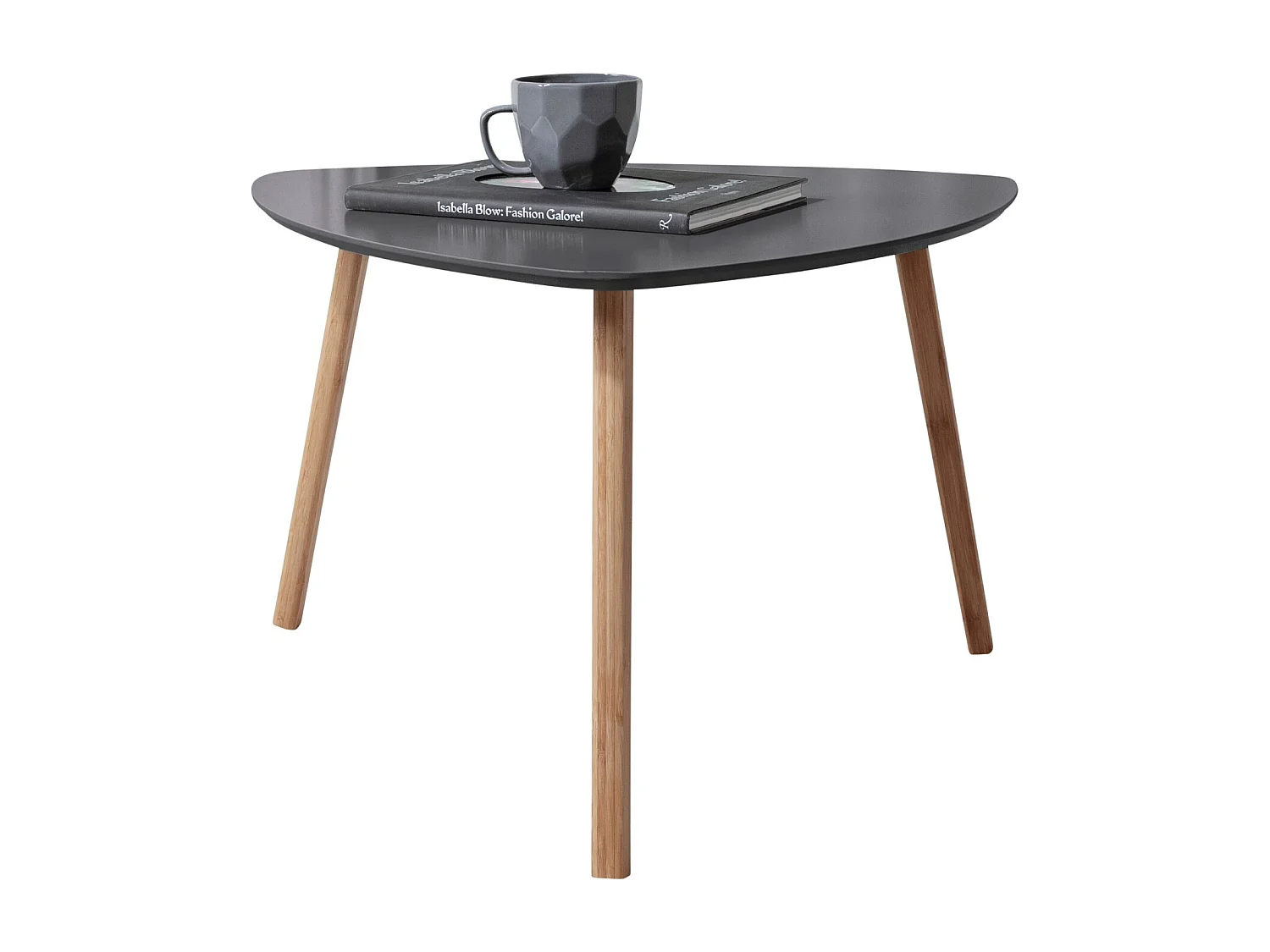 Noa & Nani Malme Extra Large Side Table in Storm Grey and Natural Pine