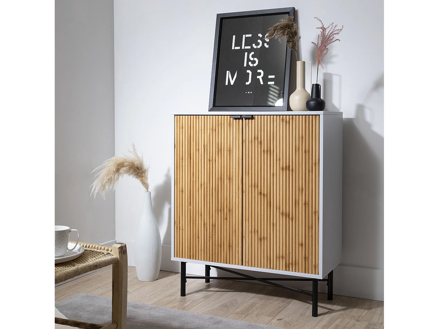Rökstorp Sideboard in Grey & Pine