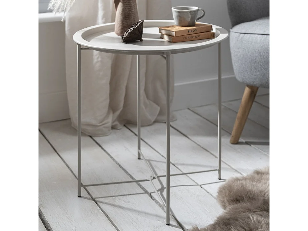 Noa & Nani Modern Mink Metal Side Table