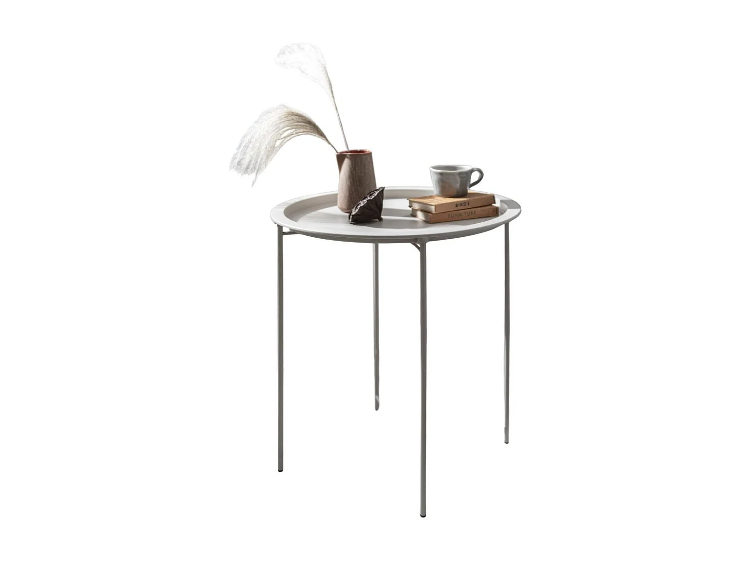 Noa & Nani Modern Mink Metal Side Table