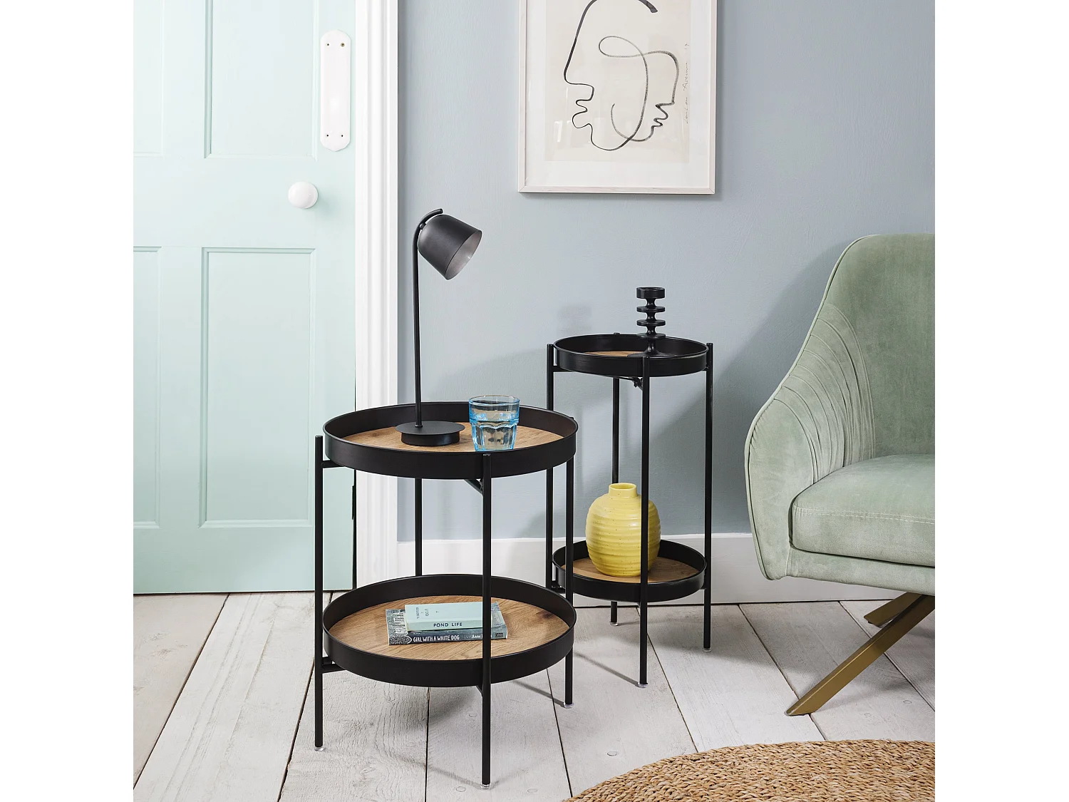 Noa & Nani Solna Small Side Table in Black