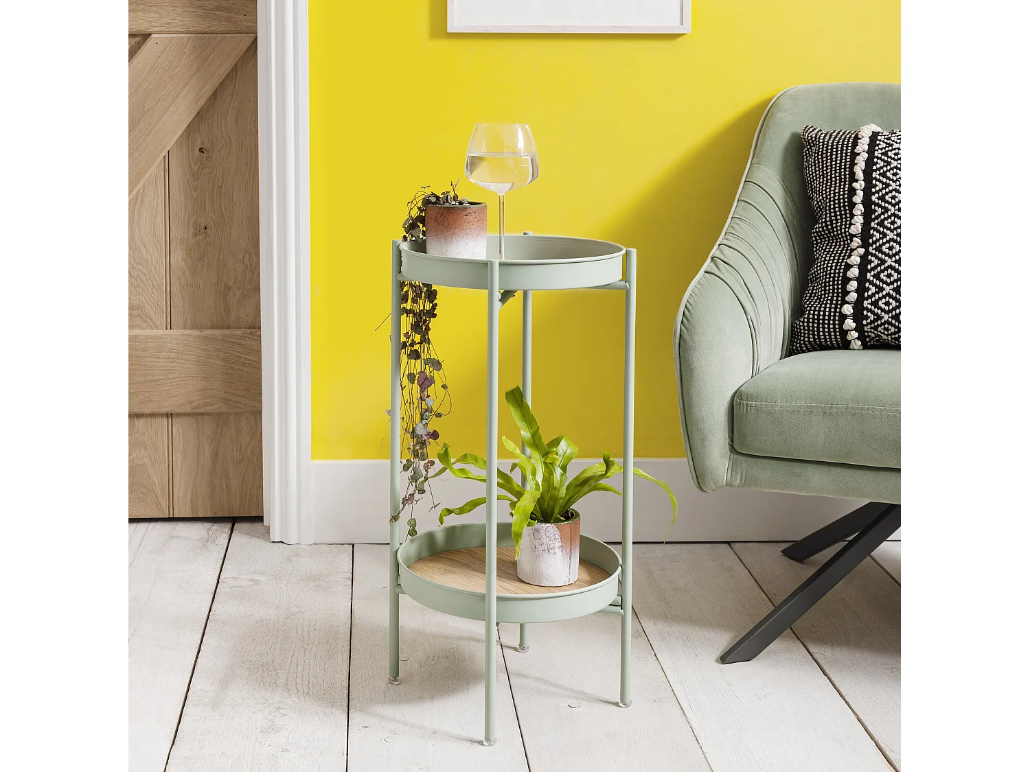 Noa & Nani Solna Small Side Table in Green