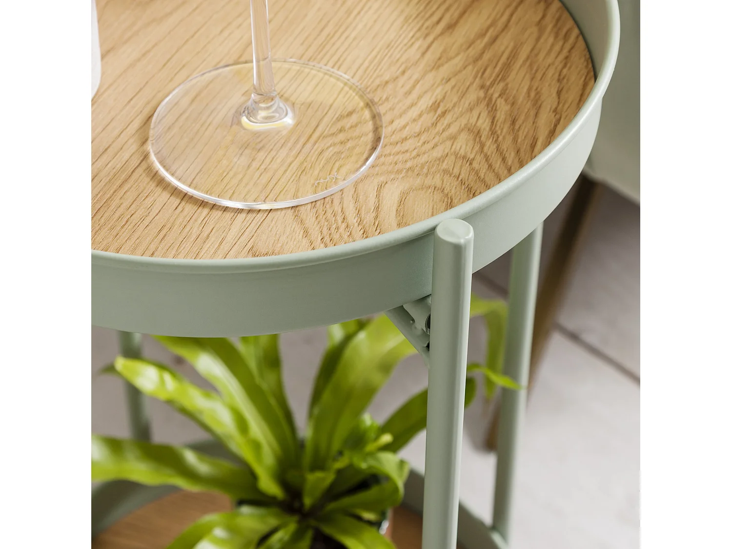 Noa & Nani Solna Small Side Table in Green