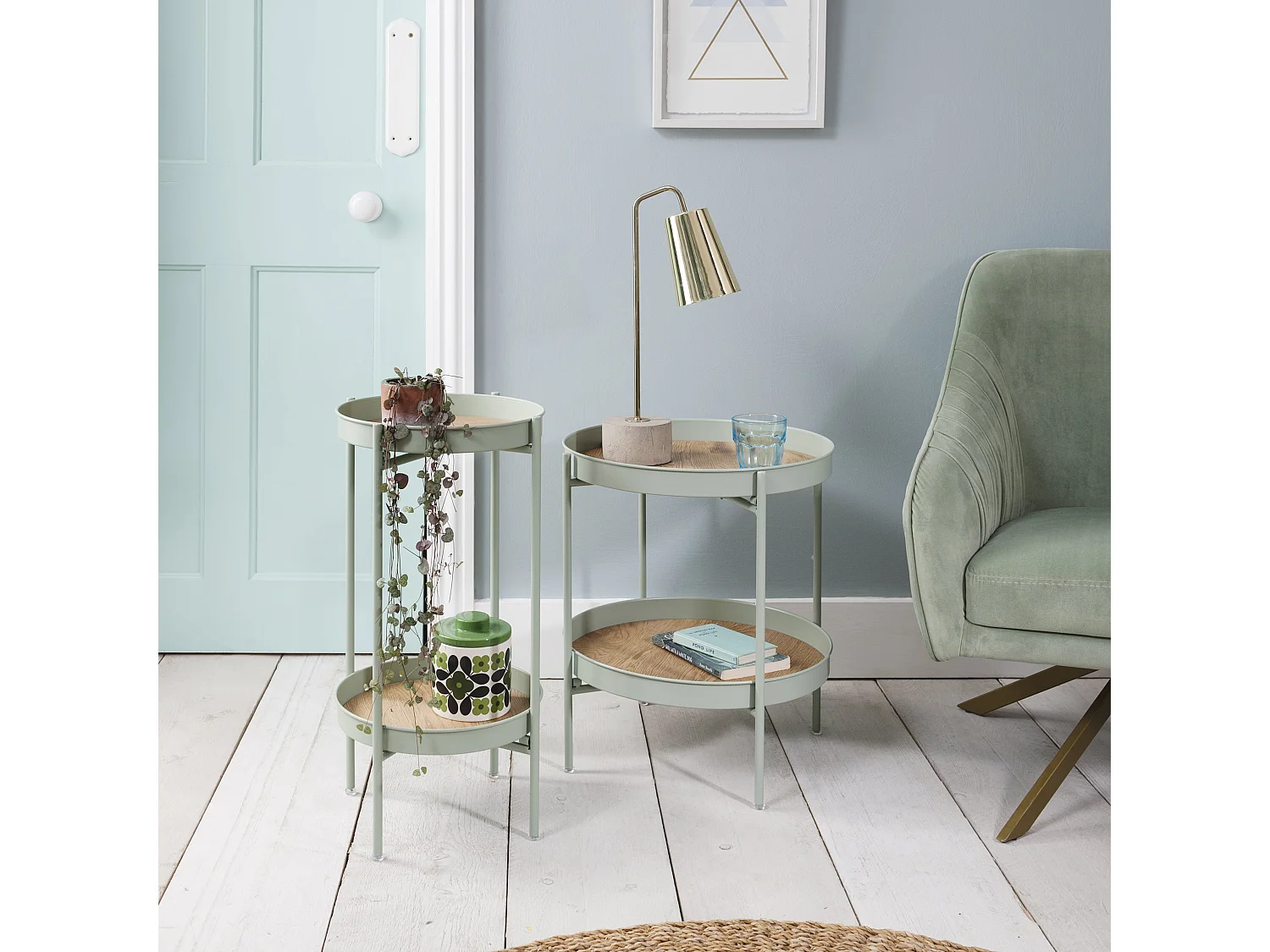 Noa & Nani Solna Small Side Table in Green