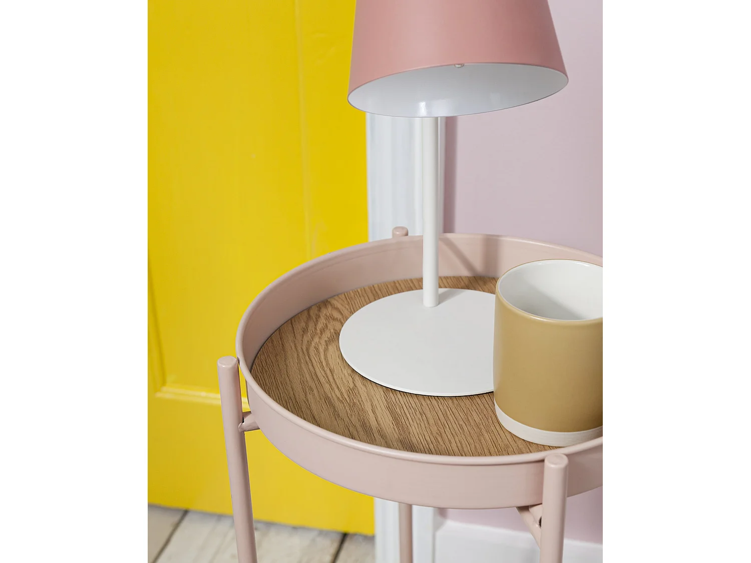 Noa & Nani Solna Small Side Table in Blush Pink
