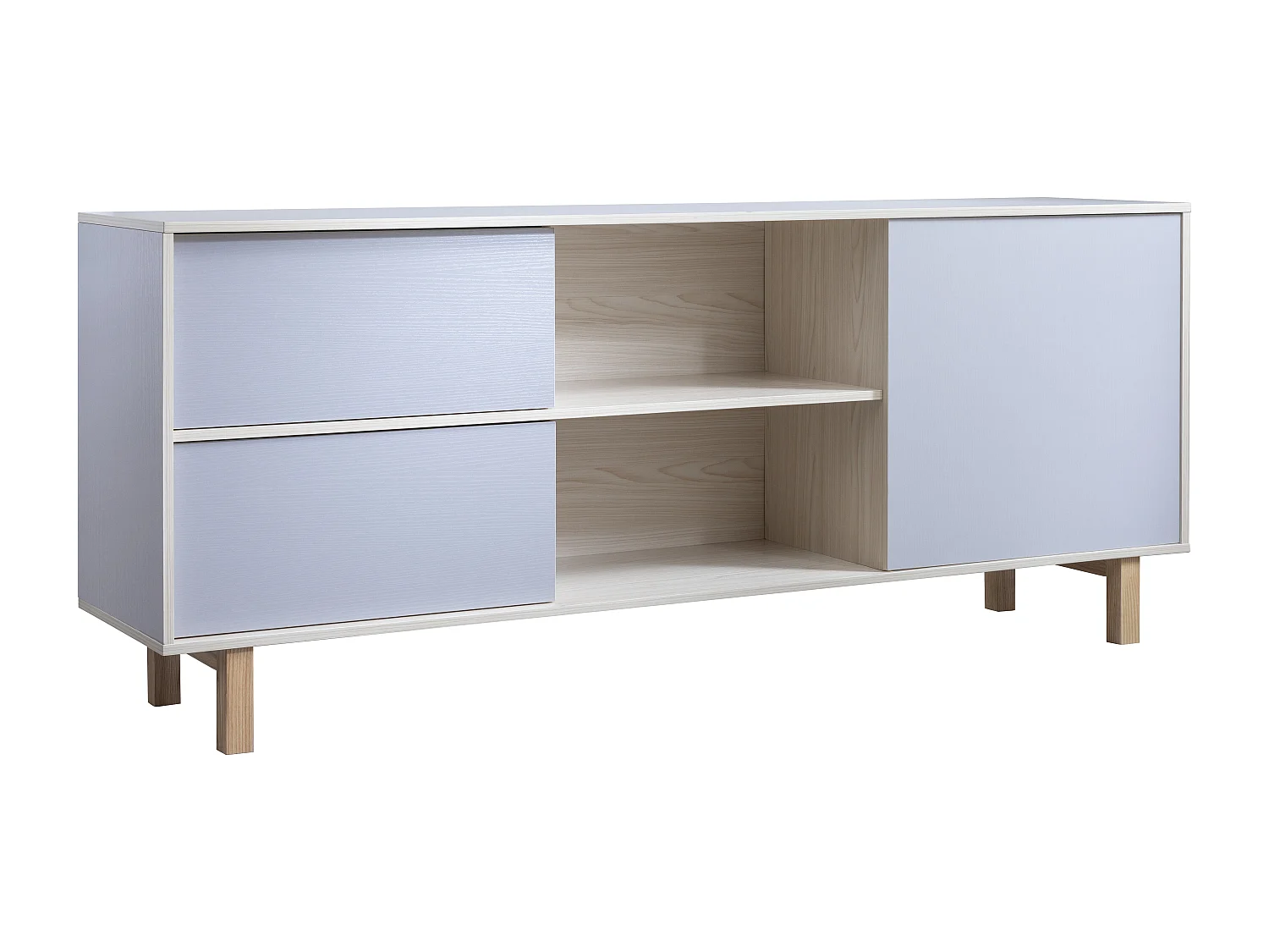 Noa & Nani Järstorp Sideboard in Grey & Oak Finish