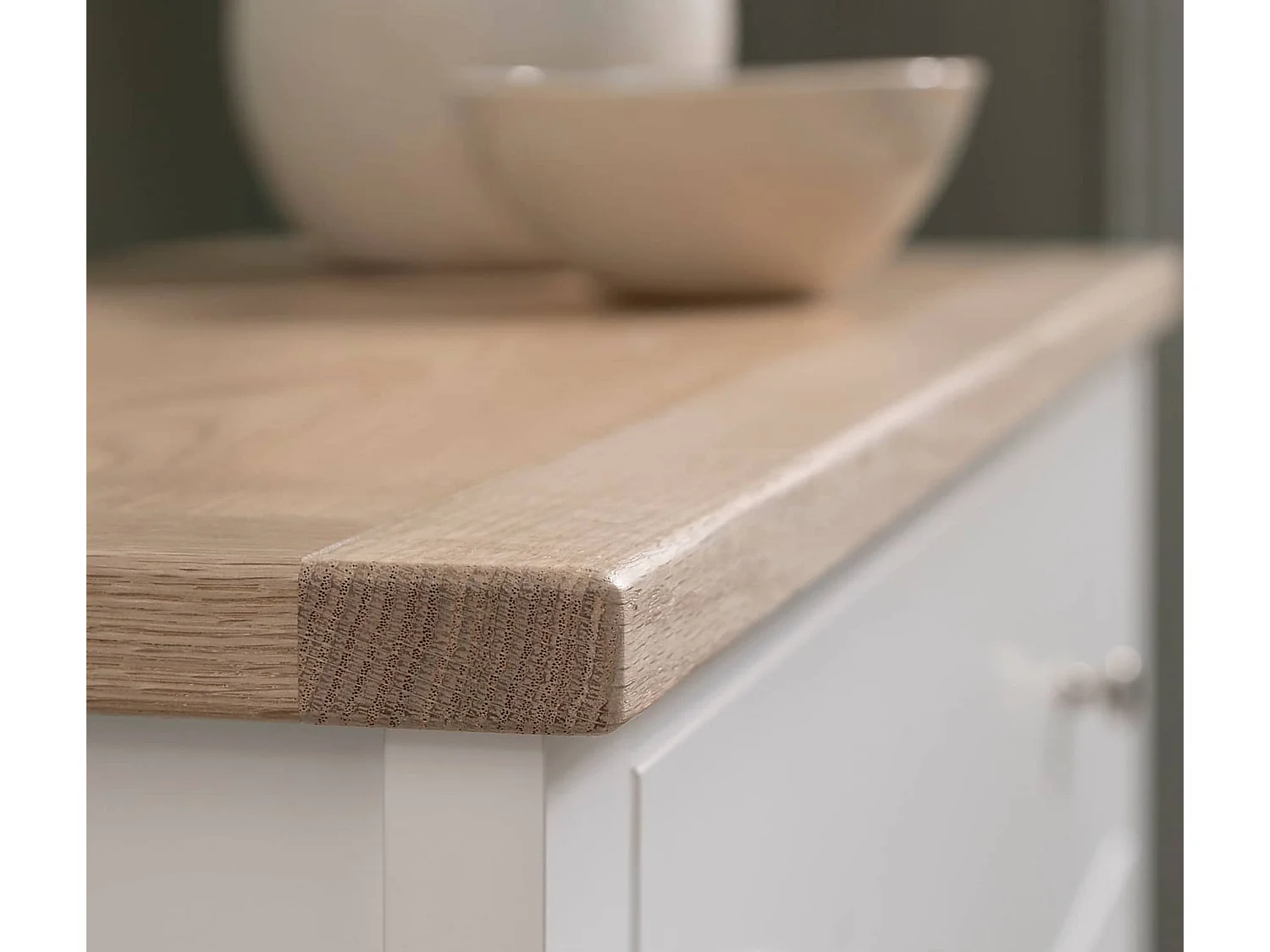 Noa & Nani Leines Sideboard with Drawers in White & Oak