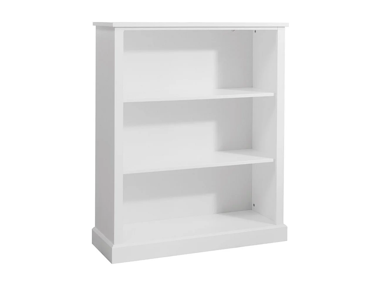 Noa & Nani Hemming 3 Tier Low Bookcase in White