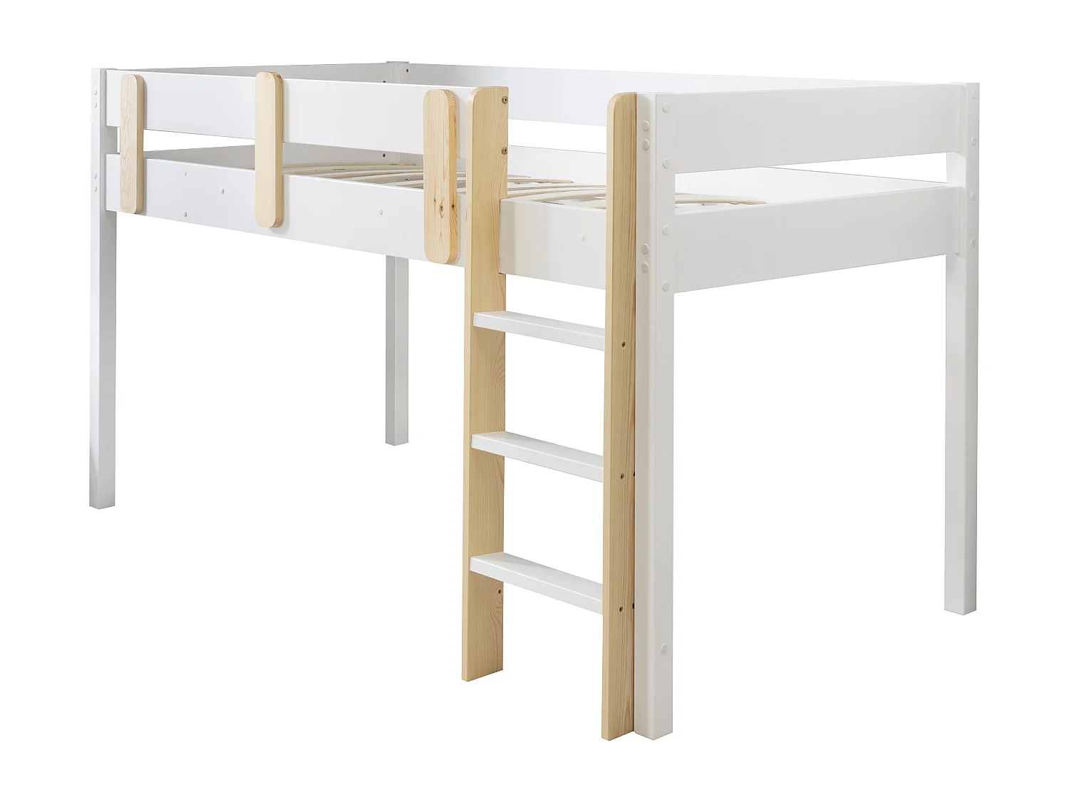 Noa & Nani Una Midsleeper Cabin Bed in White