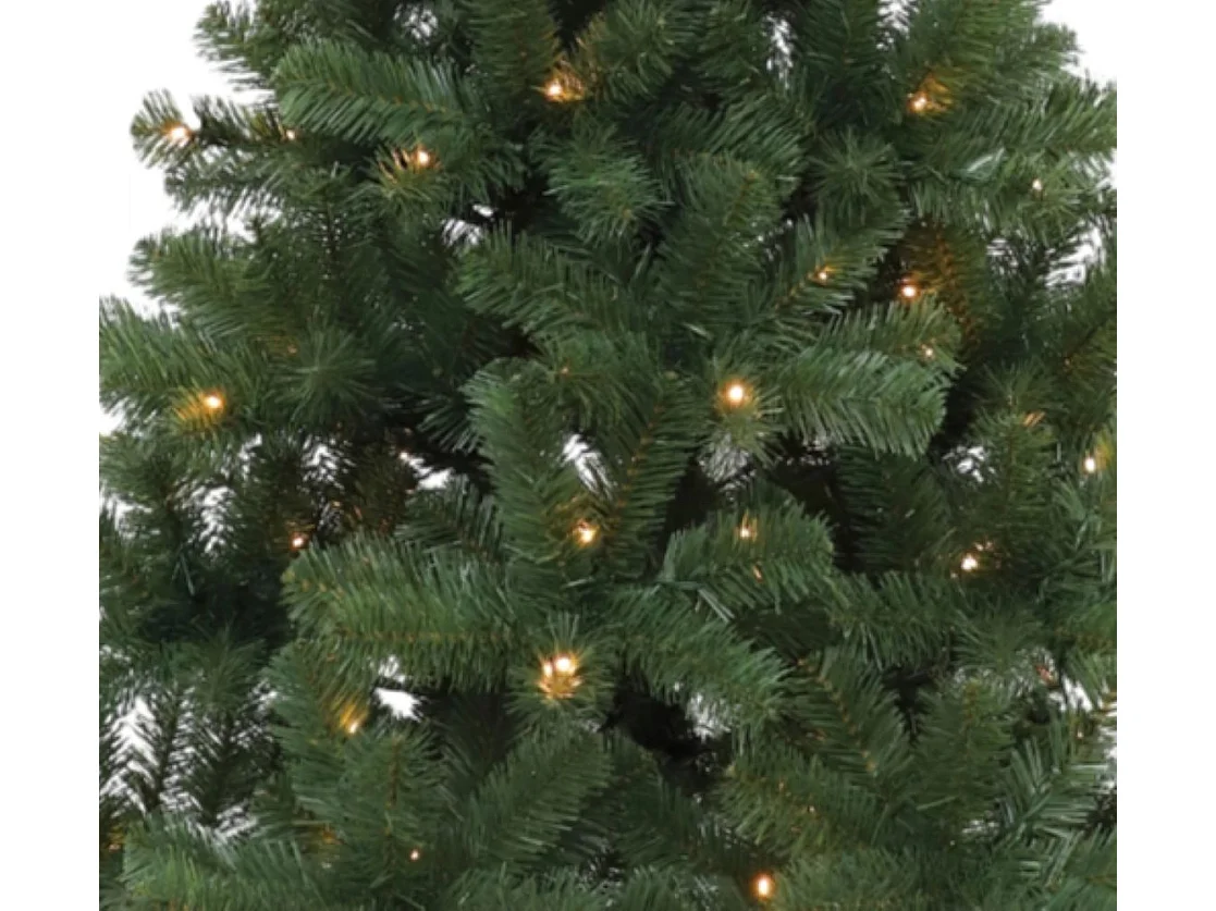 Winter Fir Green Pre-Lit Artificial Christmas Tree - LED multi function lights - 7FT with 210 LED lights