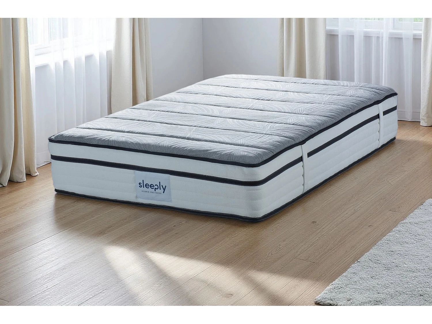 Sleeply Hybrid Mattress 2000 Pocket Sprung multi layered soft touch - Single