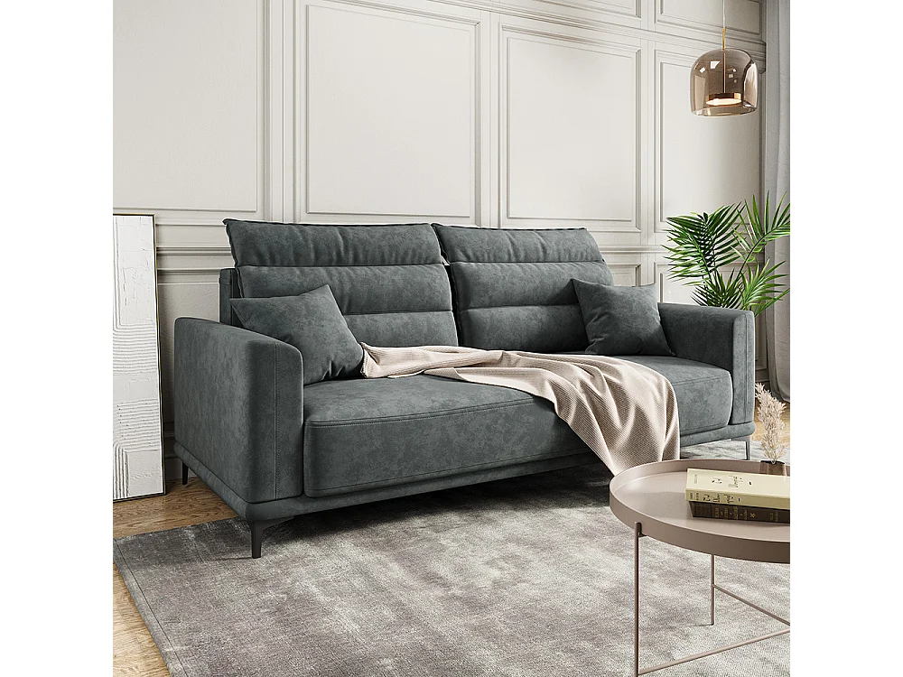 Sofa anthrazit 236x100x87.5 caprioli
