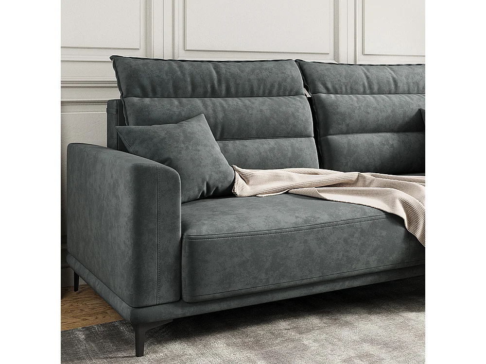 Sofa anthrazit 236x100x87.5 caprioli