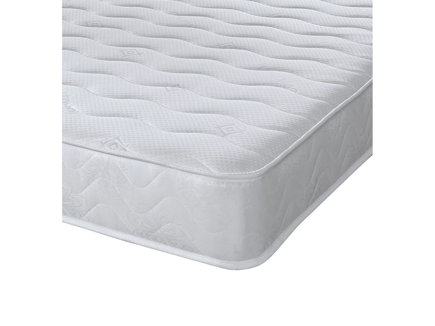 Wave Design Sprung Mattress Soft Feel Deep Quilted Sleep Surface