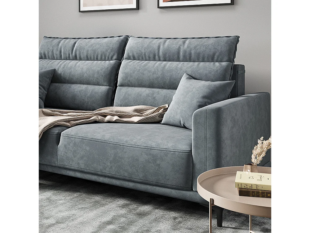 Sofa grau 236x100x87.5 caprioli