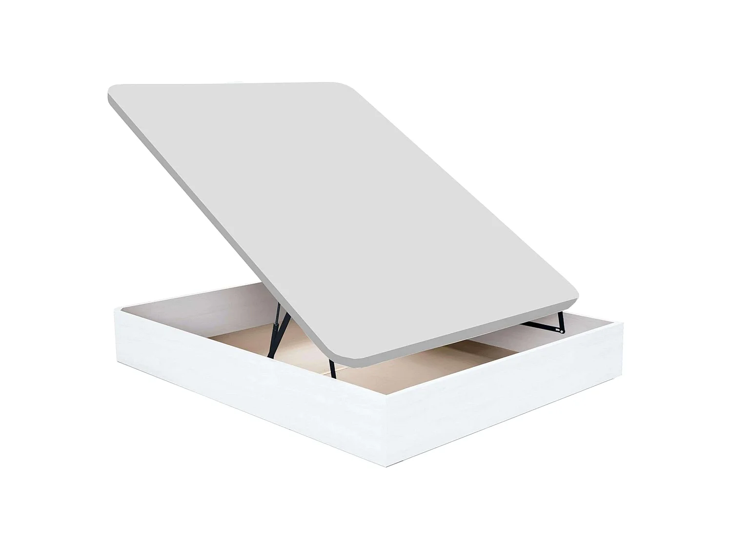 Pack Descanso 150x190 cm Canapé Sassy y Colchón Maxi Basic Blanco