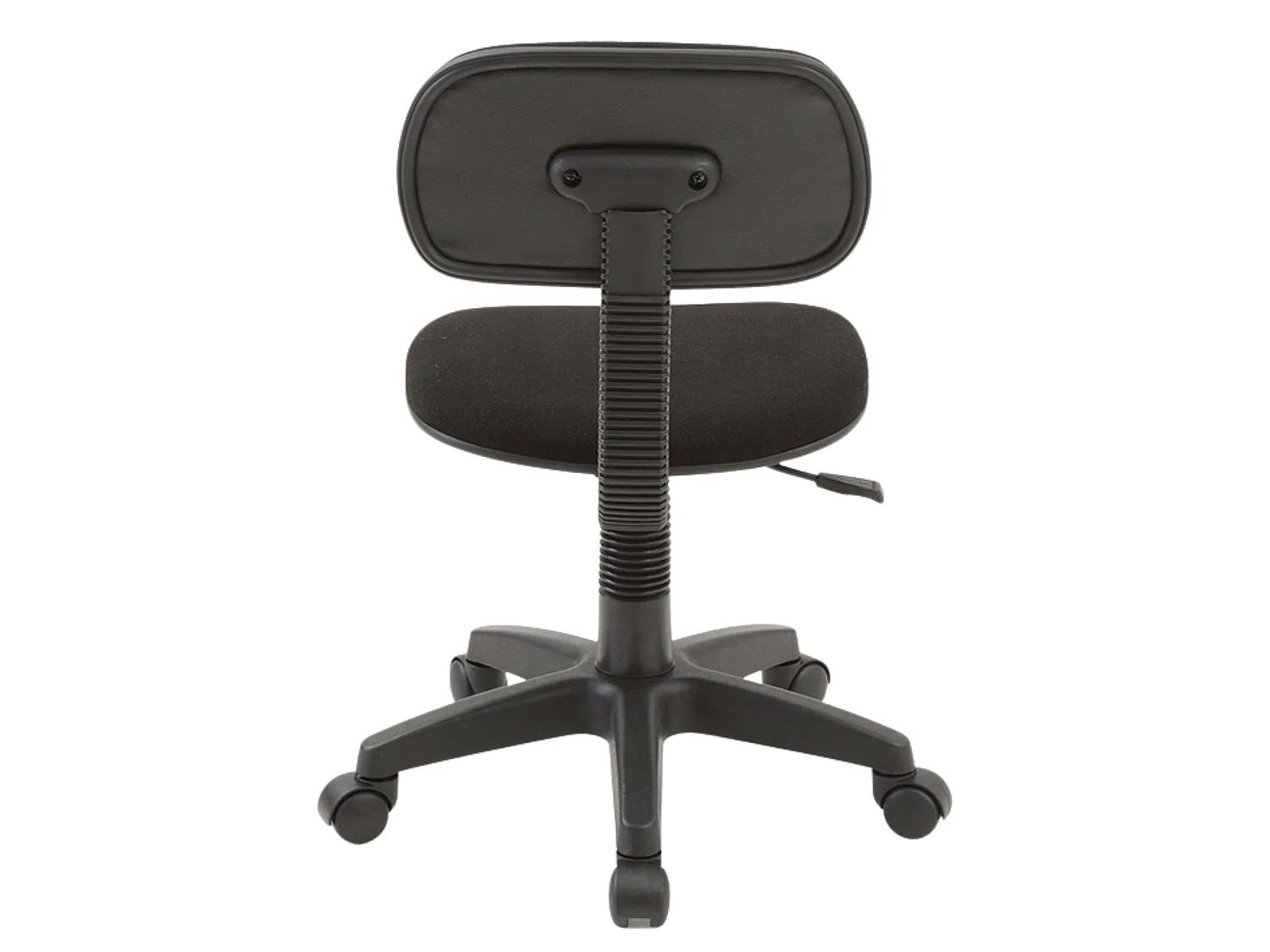 Chaise d'étude pivotante noire Blacy, hauteur réglable, pour chambre de jeunes