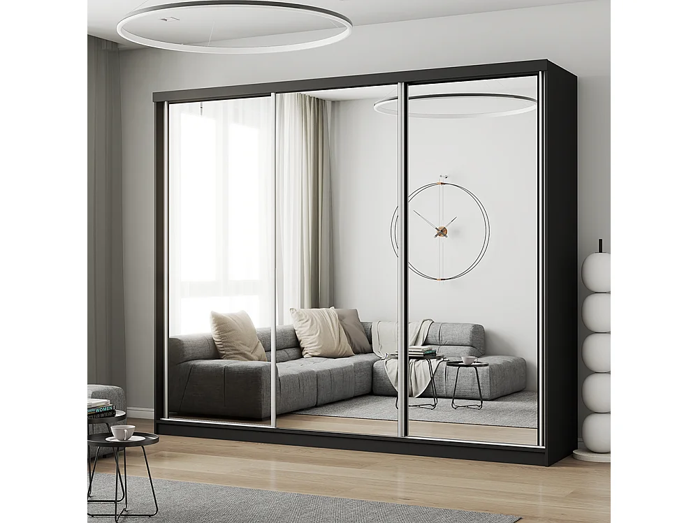 Armoire à portes coulissantes MILAN 203 cm