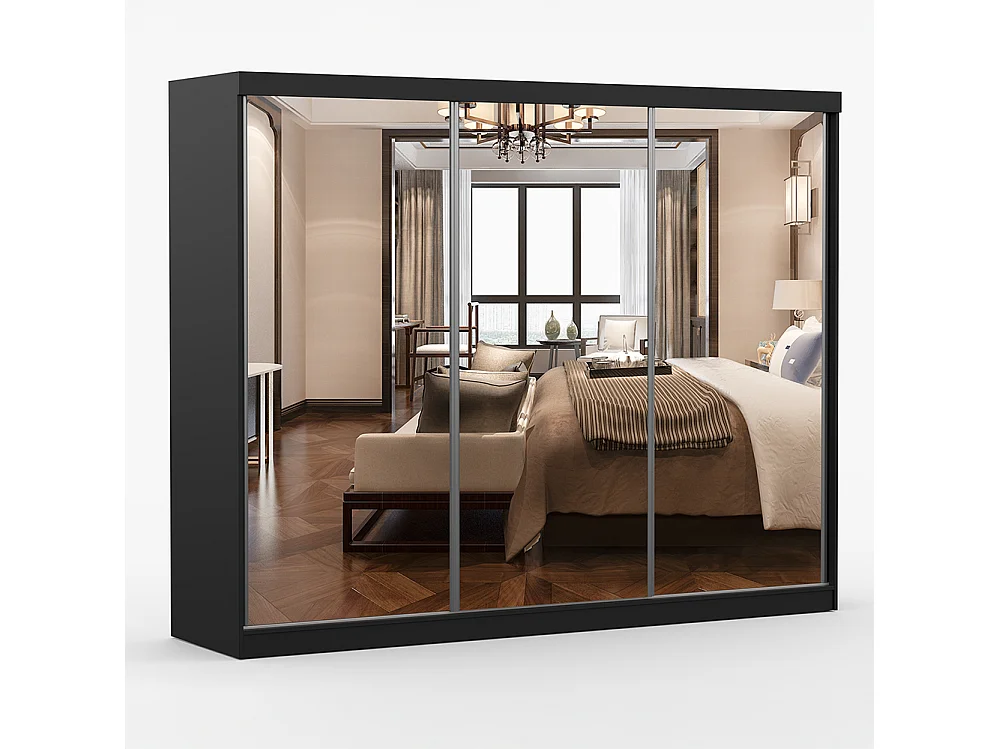 Armoire à portes coulissantes MILAN 203 cm