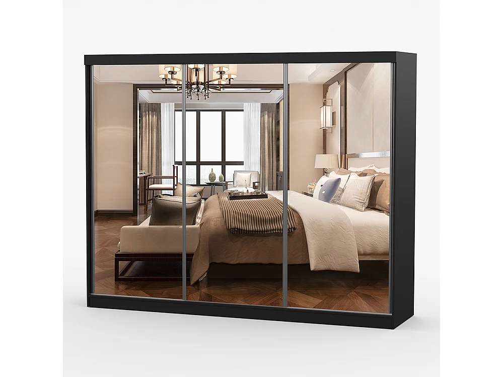 Armoire à portes coulissantes MILAN 203 cm