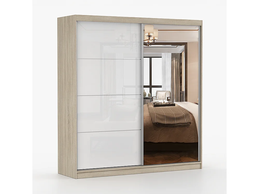 Schwebetürenschrank MULTI 35 233 cm