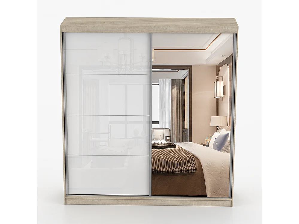 Schwebetürenschrank MULTI 35 233 cm