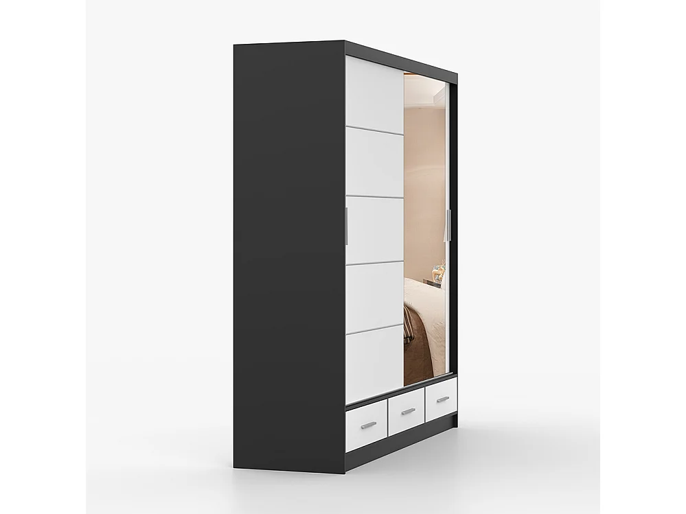 Armoire à portes coulissantes FLORENCE 203 cm