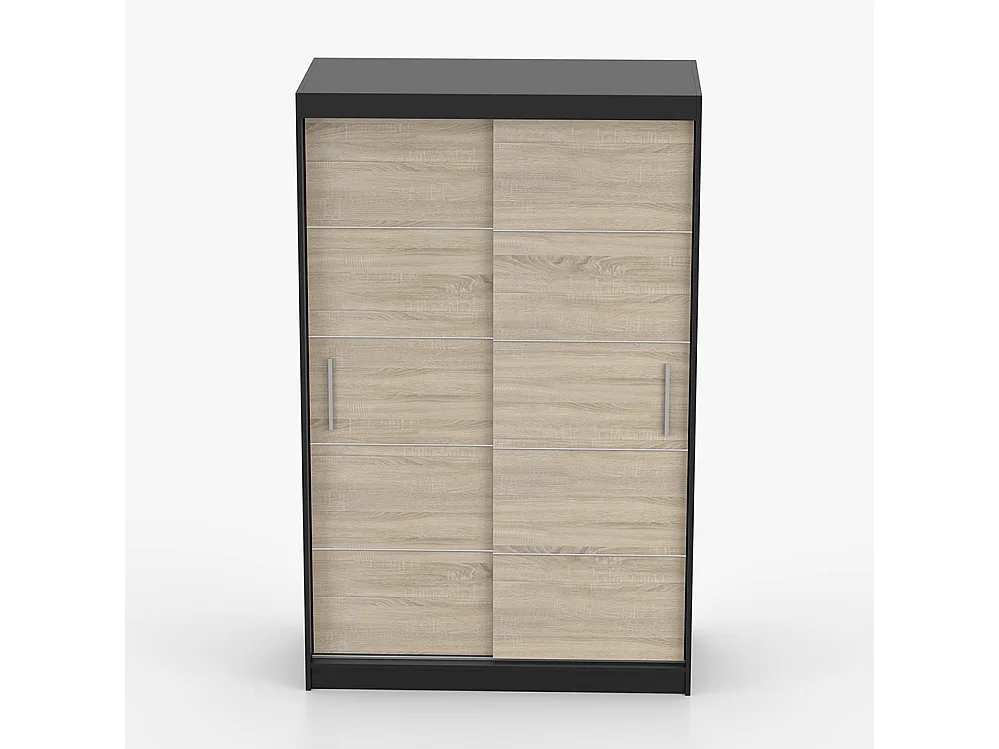 Armoire à portes coulissantes NEOMI 06 + baguettes décoratives 120 cm