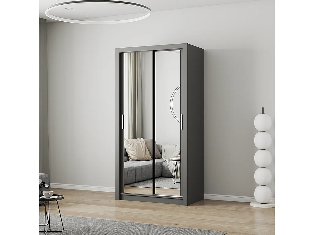 Armoire à portes coulissantes MILAN 100 cm