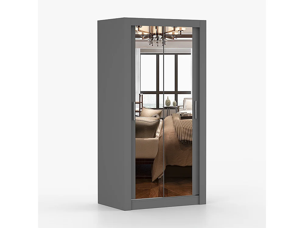 Armoire à portes coulissantes MILAN 100 cm